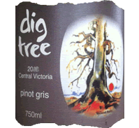 Wine label Dig Tree Pinot Noir