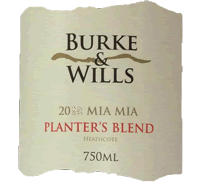 Wine label Planter's Blend 2016