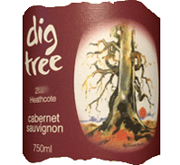 Wine label Dig Tree Cabernet Sauvignon” width=