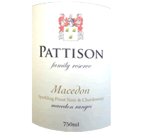 Wine label Pattison Family Reserve Macedon
